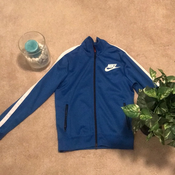 Men’s Blue Nike Track Jacket - Picture 4 of 8